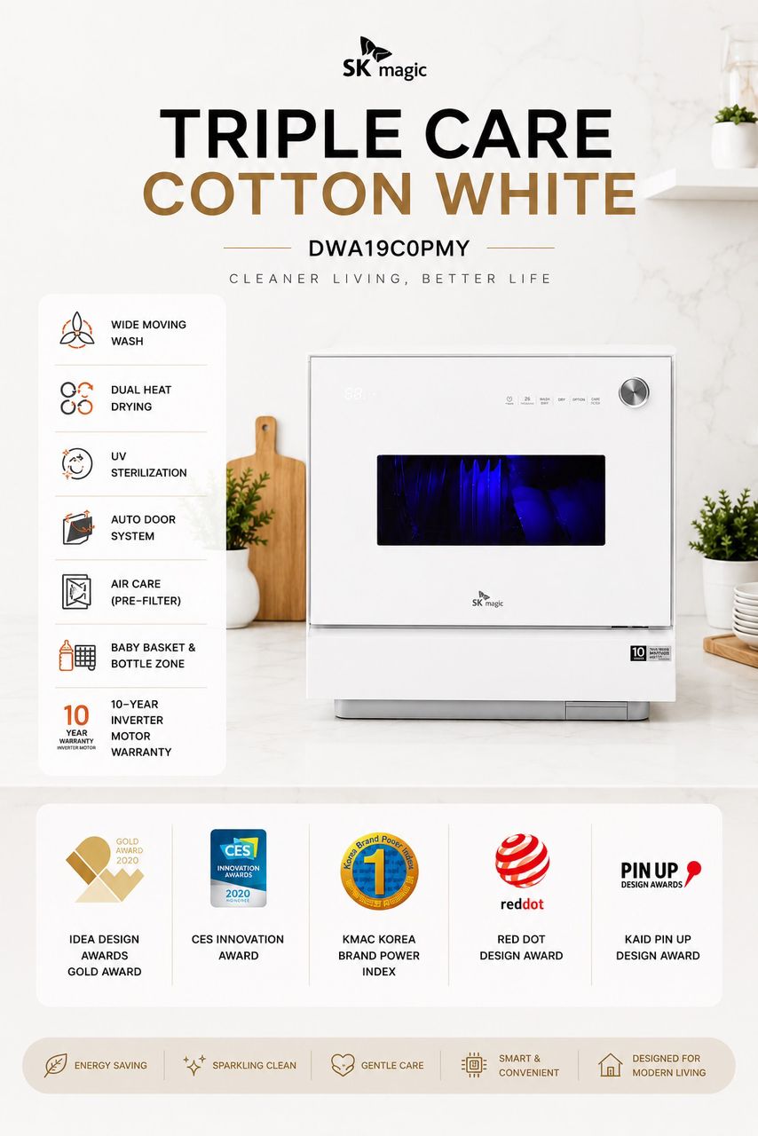 SK Magic COTTON WHITE - Pakej Dapur Berseri